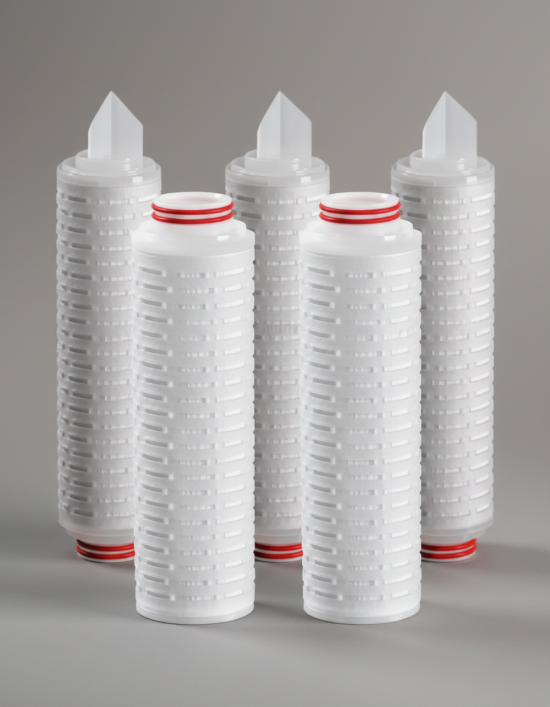 CRPTFEL - plisado de PTFE hidrofóbico con compatibilidad química extremadamente fuerte - morval